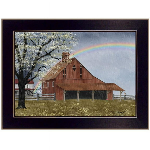 His Promise by Billy Jacobs Printed Framed Wall Art Wood Multi-Color
