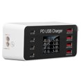 thumbnail image 1 of Desktop USB Charger, Digital Display Fast USB Charging Station 8 Port  for Tablet for Phone US Plug,EU Plug, 1 of 7
