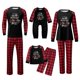 thumbnail image 3 of Conjunto de pijamas para padres e hijos, ropa de casa con estampado a cuadros, novedad de Navidad, 2021, 3 of 4