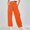 Orange, variant on HAPIMO Women's Fall Winter Sweatpants High Waist Wide Leg Pants Loose Straight Leg Trousers Drawstring Elastic Waist Pants Casual Sweat Pants with Pockets Black XXL