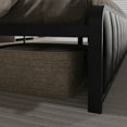 thumbnail image 6 of Bed Frame,Vintage Upholstered Platform Bed Frame with Storage Headboard, USB Ports & Outlets ,Upholstered Metal Platform Bed Frame,No Box Spring Needed,Solid and Stable, Noise Free,Easy Assembly, 6 of 6