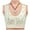 Beige, variant on Babysbule Bras for Women Women's Printed Non-Steel Ring Seamless Ice Silk Front Buckle Vest-Style Underwear