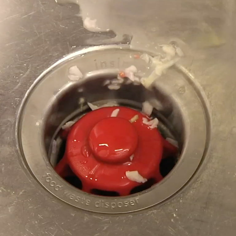Disposal Genie Garbage Disposal Strainer in Red - Danco