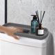 thumbnail image 1 of Bandeja multiusos para grifo de baño con orificios de drenaje - Estante organizador duradero para artículos de tocador y cosméticos, solución de almacenamiento que ahorra espacio para baños, 1 of 7
