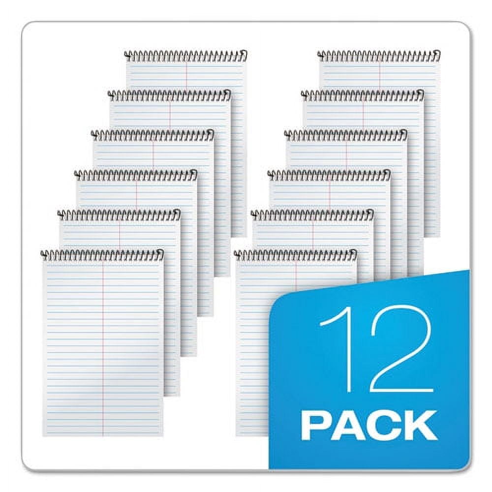 "Second Nature Recycled Notepads, Gregg Rule, Brown Cover, 80 White 6 X 9 Sheets | Bundle of 10 Each"