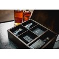 thumbnail image 3 of Set de regalo de caja para whisky de madera de roble LEGACY de Picnic Time, 3 of 8