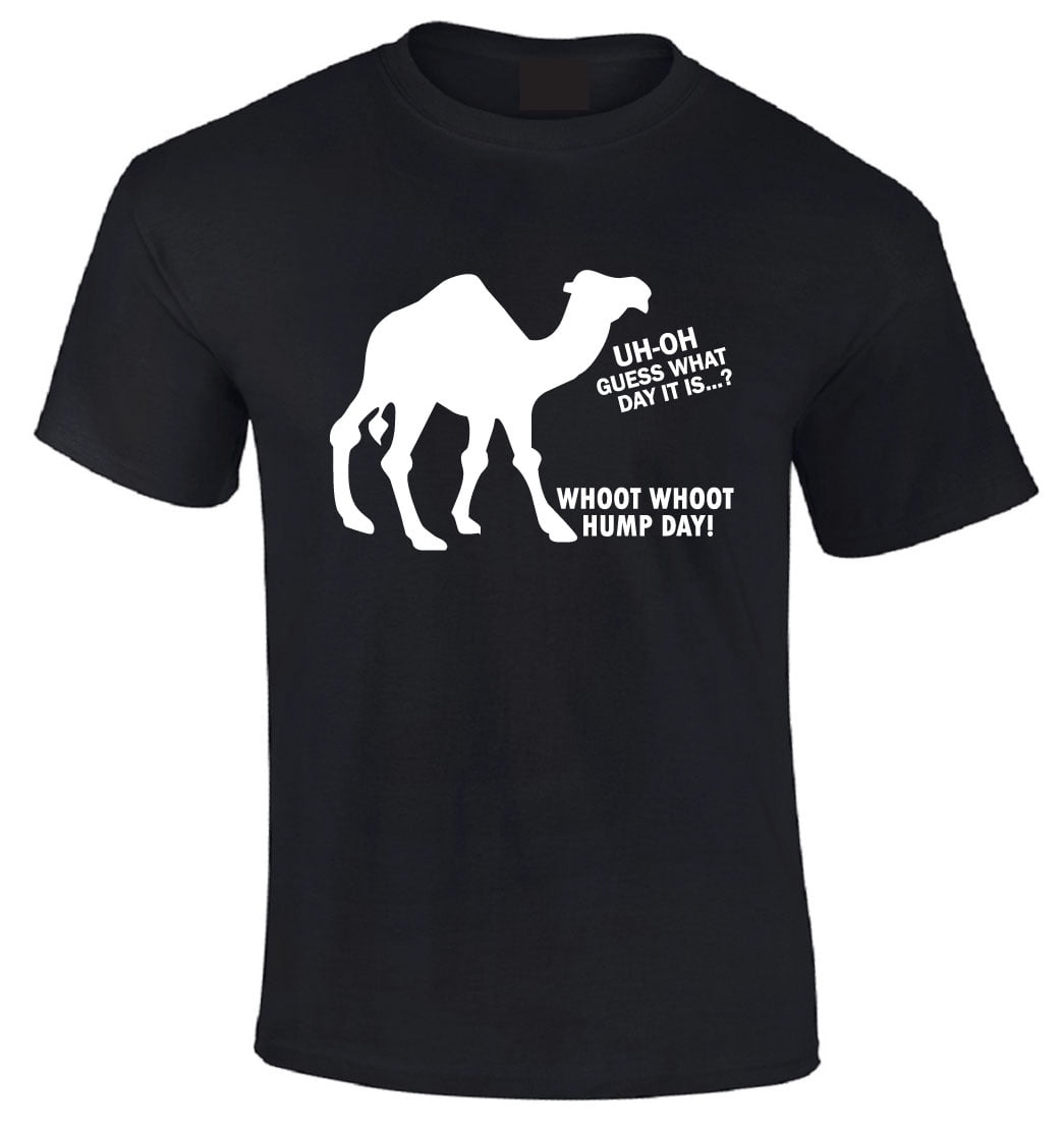 Guess What Day It is Hump Day T-Shirts Short-Sleeve Women 