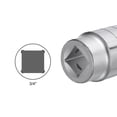 thumbnail image 5 of Unique Bargains 33mm 12 Point Shallow Socket 3/4' Drive Standard Metric Chromium Vanadium Steel, 5 of 5