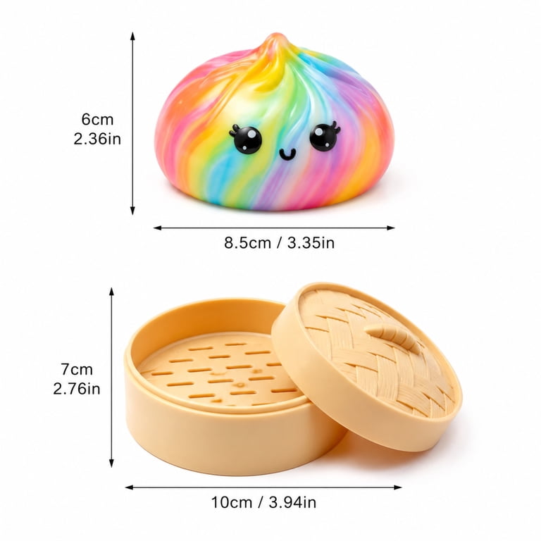 Ghost Dumpling Squishy Spook 2026 Bao Bun Dumpling Squishy