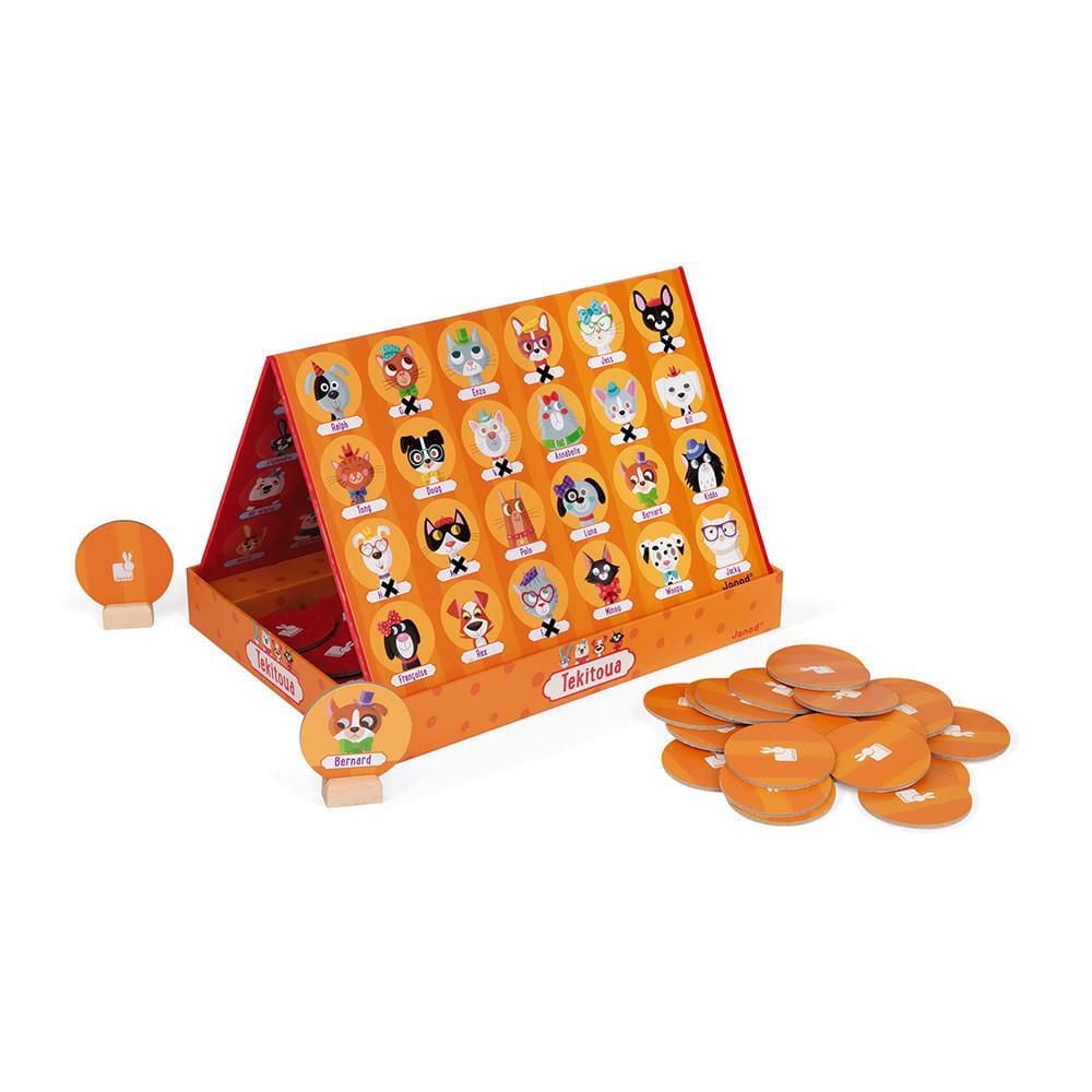 Janod • Tekitoua Board Game • Guessing Game with Animals for Family and Kids Ages 5 and Up