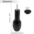 thumbnail image 4 of 10mm Motorcycle Slider Frame Aluminum Alloy Plastic Wheel Fairing Protection Crash Pad Protector Guard 44mm 137mm Bolt Black 1 Set, 4 of 7