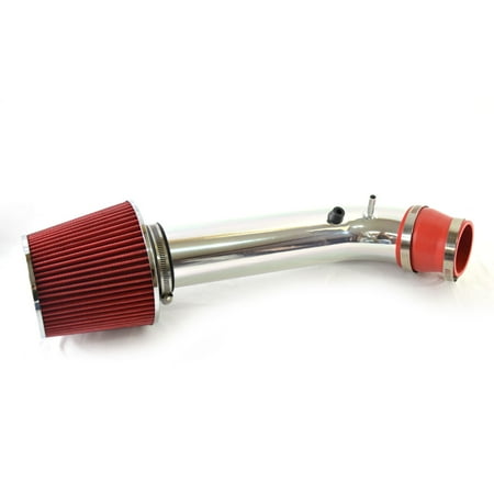 Blue Civic Air Intake System - Ktaxon Short Ram Air Intake Kit + Red Filter for 96-98 Honda Civic EK EJ HX EX 1.6L L4