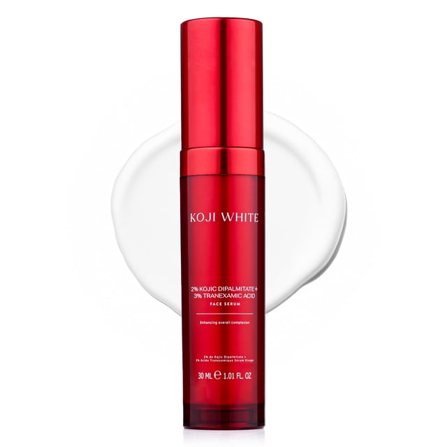 Sérum facial Koji White con 2% de dipalmitato de ácido kójico y 3% de ácido tranexámico con niacinamida, 30 ml
