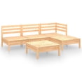 thumbnail image 2 of vidaXL 5 Piece Garden Lounge Set Solid Pinewood, 2 of 8