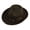 Brown, variant on Vintage Hat Costume Fedoras Hat Stage Performers Magicians Hat Belt Hat Dancing Party Hat Headwear
