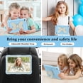 thumbnail image 5 of FJLBDE Case for Samsung Galaxy Tab A11 Plus/A9 Plus 11 Inch with Butterfly Stand, Shockproof Protective Tablet Cover with Shoulder Strap for Kids Girls, Beige Blue, 5 of 5