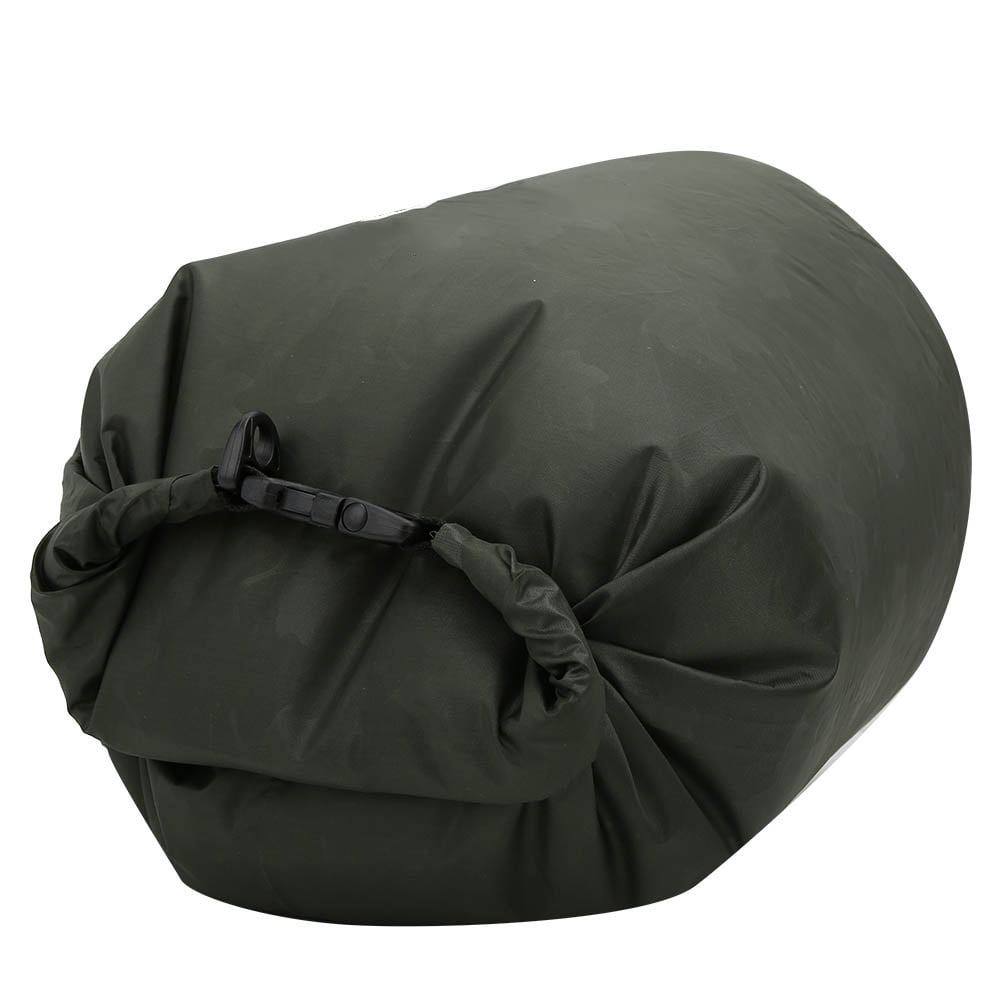NFTIGB Waterproof Dry Bag, 50L / 13.2 Gallon Heavyweight PVC Outdoor Foldable Roll-Top Barrel Sack for Camping, Hiking, Beach and Kayaking, Military Green