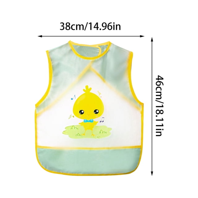 DPTALR Children's Eating Children's Coverall Men's And Girls' Reverse Dressing Summer Sleeveless Wash Free Apron
