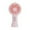 Pink, variant on Desk Fan VibHome Handheld Fans Handheld Fan Compact Lightweight Portable 8 Blades Outdoor Pocket Fan USB Rechargeable 3-speed Variable High Capacity 1266mAh Variable Angle
