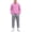 Pink, variant on BXJX Boys Outfit Sets Size 8, Sports Long Sleeve Casual 2 Piece Hoodies and Joggers Sets with Pockets Light Blue
