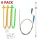 thumbnail image 1 of 6 Drain Piece Drain Hair Cleaning Set Kitchen Pipe Dredge Hook, 1 of 5