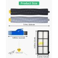 thumbnail image 4 of Kit Parts Accessories for iRobot Roomba 800 900 Series, Brushes Replacement Parts 800 Vacuum Cleaner, 2 Roller Brush Sets, 6 Filters, 7 Side Brushes, 4 of 4