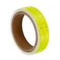 thumbnail image 3 of Uxcell Reflective Tape Adhesive High Visibility Caution Warning Safety Reflector Fluorescence Yellow 15ft x 1 in, 3 of 5