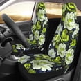thumbnail image 2 of Sikiie Teal floral elegance Car Seat Protector 2 Pack Car Seat Cushion Mat, Car Seat Covers for SUV, Truck, Van, 2 of 7