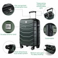 thumbnail image 3 of Skyway Luggage Silverton 28" Hardside 8-Wheel Large Check-In Expandable Spinner with TSA Lock, 3 of 10