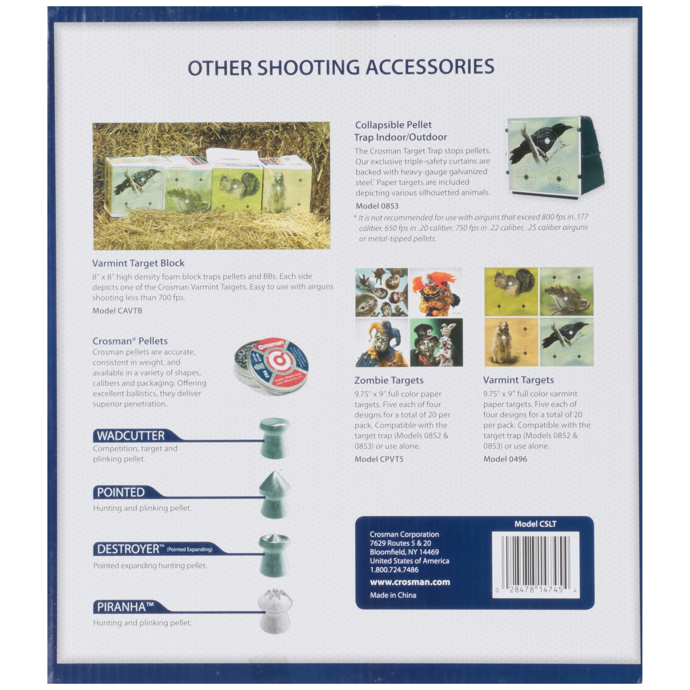 Crosman Steel Spinning Target, Use .177 and .22 Cal Pellets, 1.6 lbs.