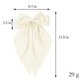 thumbnail image 3 of RUseeN 3 PCS Hair Bows for Women, Big Bow Hair Clips for Girls, Silky Satin Hair Bows Clips Oversized Long Tail, Large Hair Barrettes Cute Aesthetic Hair Accessories, Metal Bow Hair Clips, 3 of 7