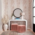thumbnail image 6 of TOV Furniture Baria Round Black Wooden Mirror, 6 of 11