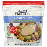 Flax USA Cold Milled Omega-3 Golden Flax Seed, 16 Oz.