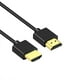 thumbnail image 2 of Cable 2.0 compatible con mini Cables compatibles a 4K@60Hz 18gbps 2160p 1080p macho-Macho Ultra suave y delgado Extremadamente flexible para HDTV Proyector portátil, 2 of 9