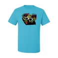 thumbnail image 2 of Neon Technicolor Trippy Party Rainbow Koala | Mens Animal Lover Graphic T-Shirt, Light Turquoise, X-Large, 2 of 4