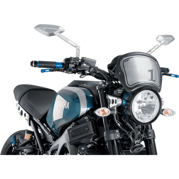 Puig 9168J Retro Front Plate - Matte Black