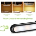 thumbnail image 4 of LED Wireless Under Cabinet Lighting, Magnetic Closet Light, Dimmable, Touch Control, Rechargeable Powered Kitchen Cabinet Lighting, 4 of 9