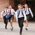 thumbnail image 5 of Hanes Boys' Uniform Crew, Moisture-Wicking Socks, Cushioned Foot Bottoms, White, 10-Pack, Clothing Size: Large, 5 of 6