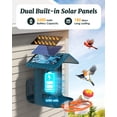 thumbnail image 4 of Comedero para pájaros con cámara alimentada por energía solar 2K para observación de aves, 4 of 8