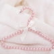 thumbnail image 3 of Percha de plástico para ropa de perros y gatos, con lazo de cuentas de perlas, organizador de almacenamiento para armario, perchas para ropa, perchas para ropa, 5 unidades (rosa), 3 of 6
