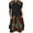 Multicolor, variant on QLEICOM Womens Summer Floral Print Short Sleeve Sundress T-Shirt Dress Casual Loose Dress with Pocket Multicolor XXL, US Size:12