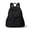 Black, variant on Water Resistant Soft Nylon Drawstring Backpack, Casual Lightweight Daypack for Women