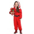 thumbnail image 1 of WEAIXIMIUNGChristmas Ensemble de Noël à Manches Longues Rouge à Capuche pour Enfants 8-10 Ans, 1 of 8