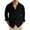 Black, variant on TAIAOJING Mens Long Sleeve Shirts Mens Classic Solid Color Pocket Button Down Blouse Shirt