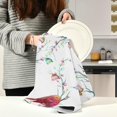 thumbnail image 4 of Coolnut Kitchen Dish & Tea Towel Birds On Branch Reusable Cloths for Cooking and Drying Dishes for Home Kitchen Cleaning, 28x18in-6 PCS, 4 of 5