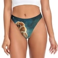 thumbnail image 1 of Balery Starry Sky Cloud Cute Rabbit Tangas de Algodón para Mujer con Estampado – Ropa Interior Sexy, Transpirable, G-string-Medium, 1 of 6