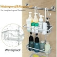 Over the Door Shower Caddy, 3 Tier Hanging Shower Organizer Shelf