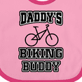 thumbnail image 4 of Inktastic Daddys Biking Buddy Boys or Girls Baby Bib, 4 of 4