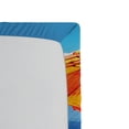 thumbnail image 3 of Ambesonne Tropical Fitted Sheet, Sea of Thailand Beach, Twin Size, Orange Blue, 3 of 3