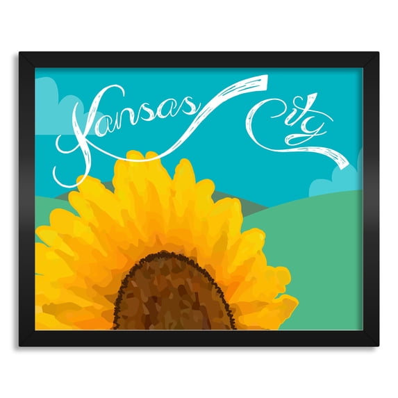 Second Story Collection, Kansas City 16x20 Straight Fit Framed Canvas